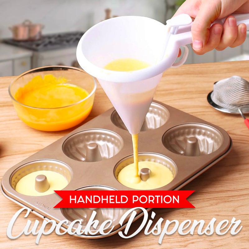 Handheld Portion Cup Cake Dispenser